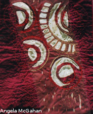Palazzo Dario 3, Textile Art Piece by Angela McGahan