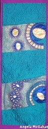 Palazzo Dario 13, Textile Art Piece by Angela McGahan